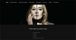 Desktop Screenshot of experienceadele.com