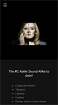 Mobile Screenshot of experienceadele.com