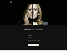 Tablet Screenshot of experienceadele.com